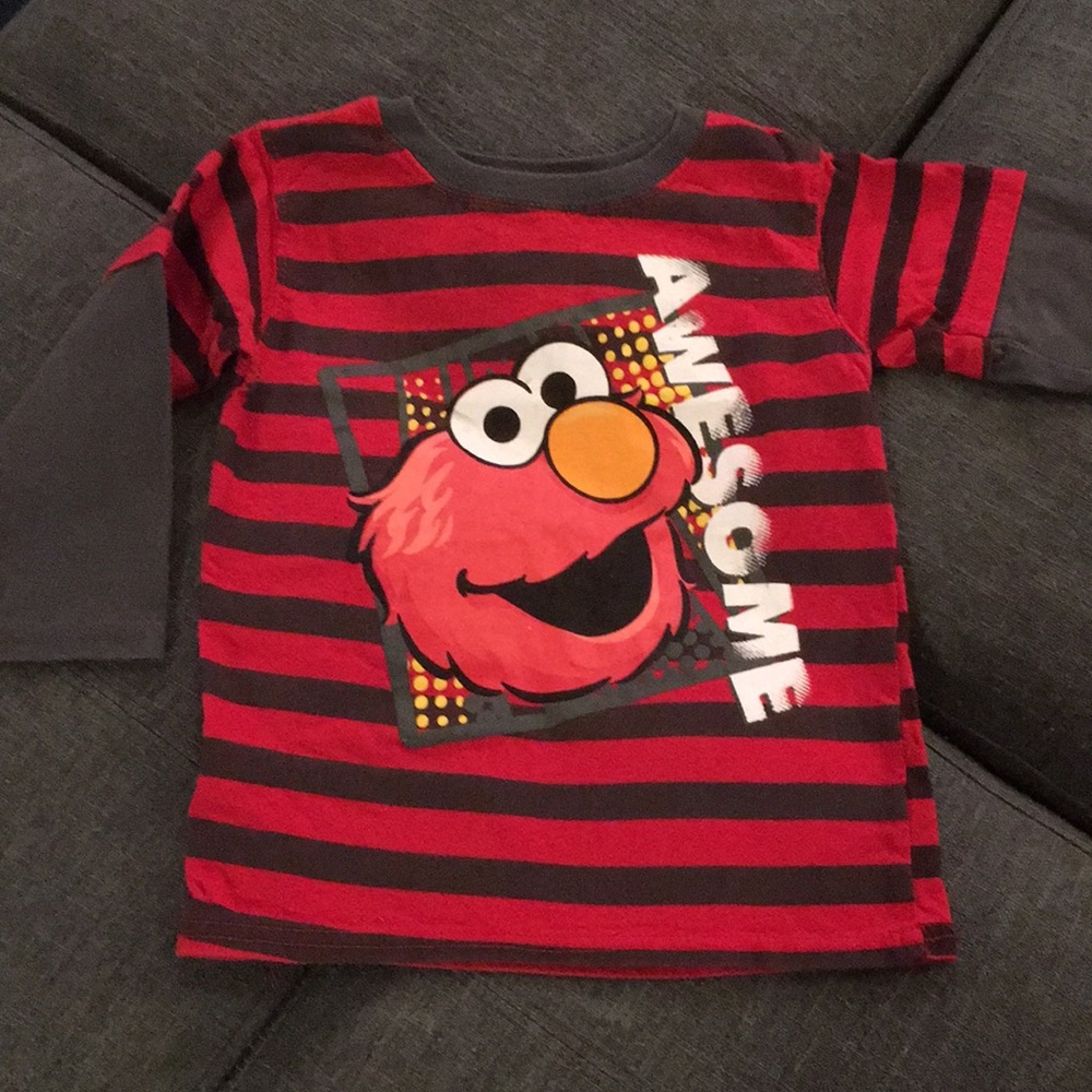 Elmo Sesame Street 3/4 Sleeve Tee 4T